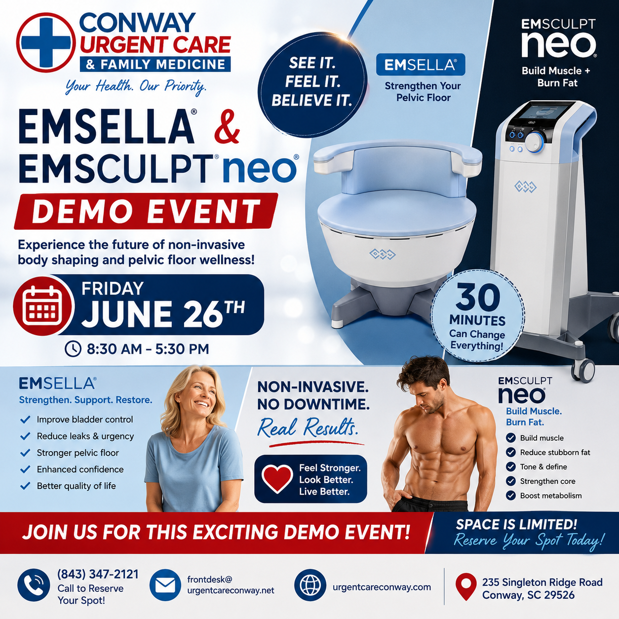 Emsella and Emsculpt NEO